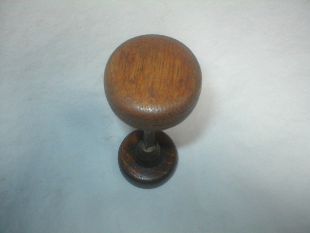 Antique Wood Doorknob Pair