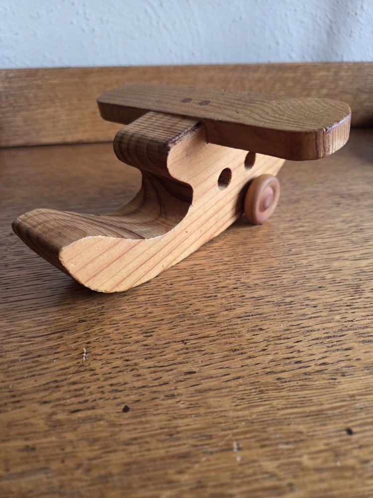 Handmade Wooden Airplane