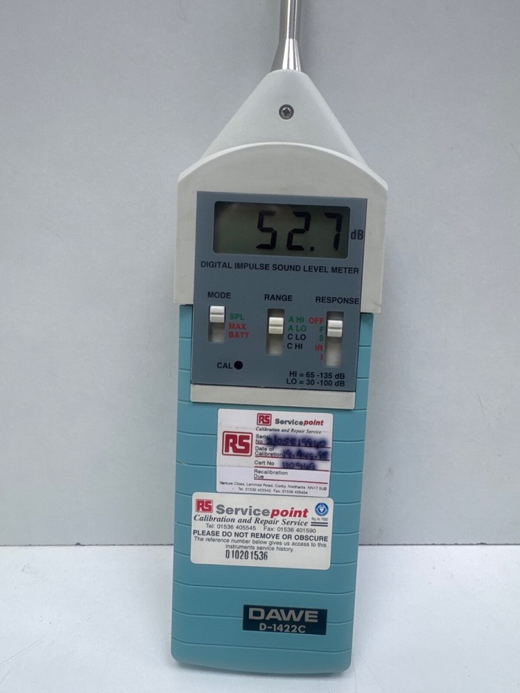 DAWE D-1422C Digital Impulse Sound Level Meter