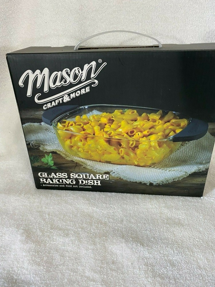 Mason Craft & More Glass Square Baking Dish