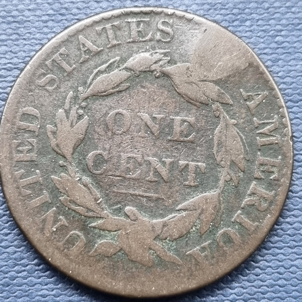 1823 Coronet Head Large Cent 1c Circulated #80106