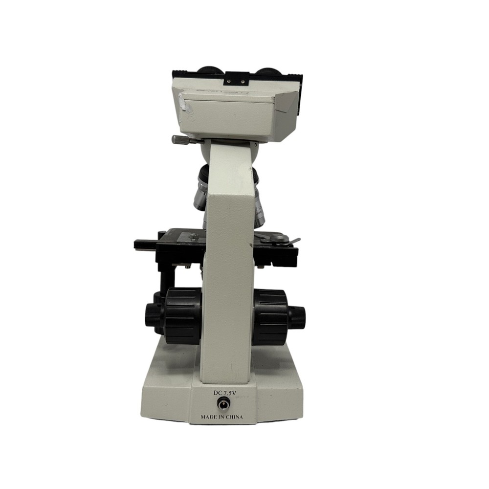 OMAX Binocular Compound Microscope w/ Mechanical Stage 4 Objectives 40x–1000x