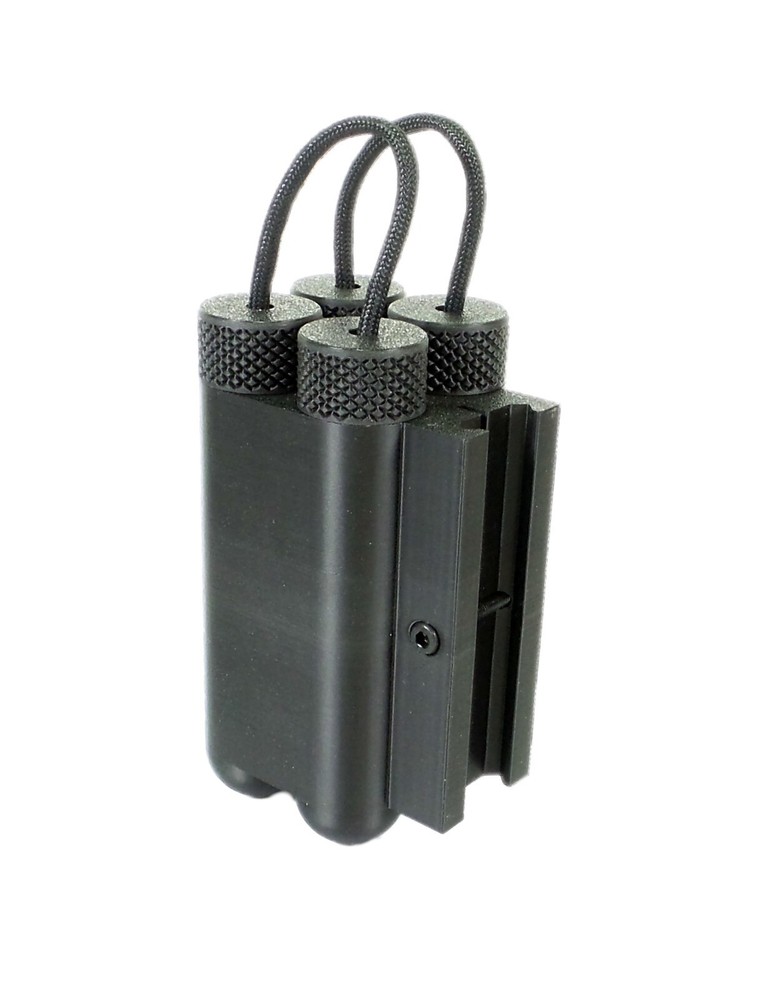 CO2 "Quad Barrel" Holder Picatinny Mount