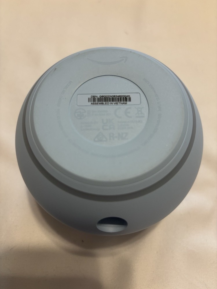 Blue Amazon Alexa Echo Dot LED Clock Smart Speaker