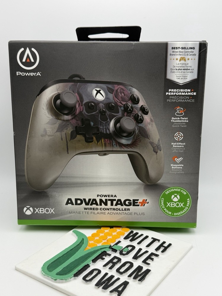 PowerA - Advantage Plus Wired Controller for Xbox Series X|S - Bloom & Gloom