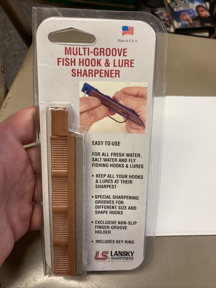 Lansky Sharpeners Multi-Groove Fish Hook & Lure Sharpener