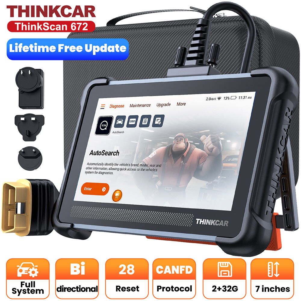 ThinkScan 689 672 Bidrectional All System OBD2 Scanner Diagnose Active Test Tool
