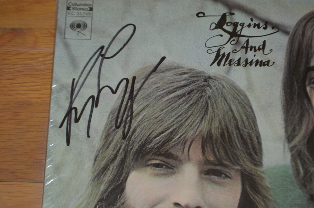 Kenny Loggins / Jim Messina Signed "Self Titled" Original LP Cover Beckett COA