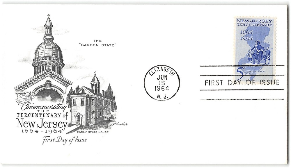 US #1247 FDC, 1964, Artmaster