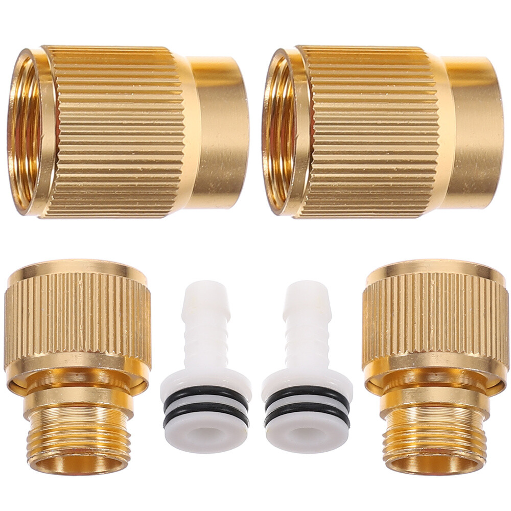 2-Pack End Connectors for Expanding Garden Hose