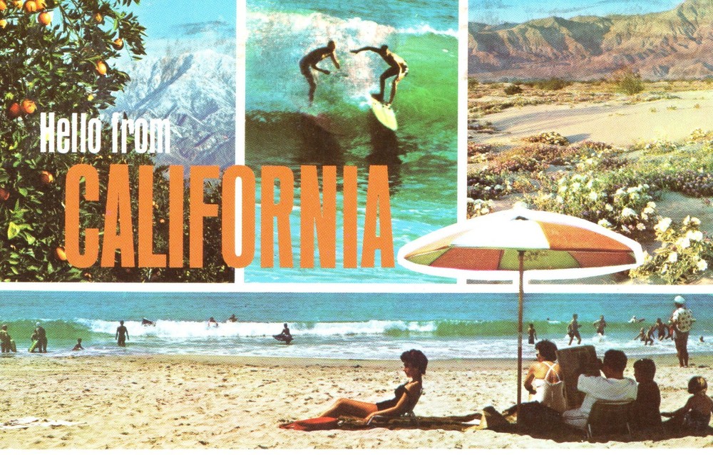 HELLO FROM CALIFORNIA - PC6348