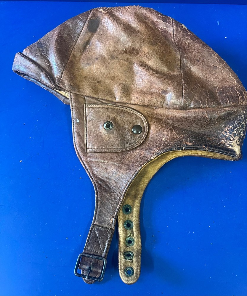 1920’s “LINDY” LEATHER FLYING HELMET