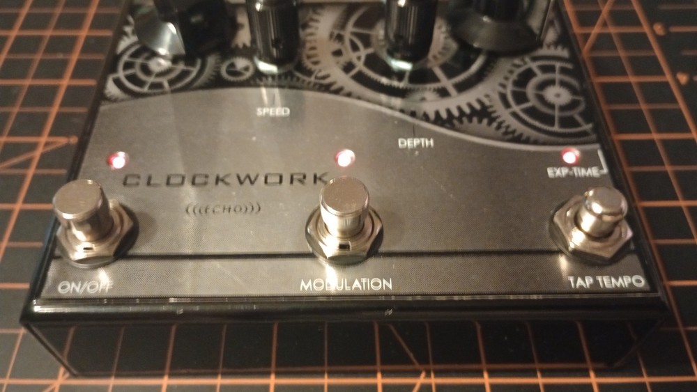 Clockwork Echo Guitar Delay & Modulation Effect Pedal Used Made In USA!!