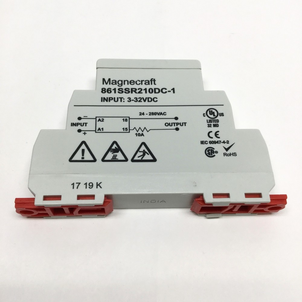 Schneider Magnecraft 861SSR210DC-1 Solid State Relay, 3-32VDC Input, 280VAC 10A