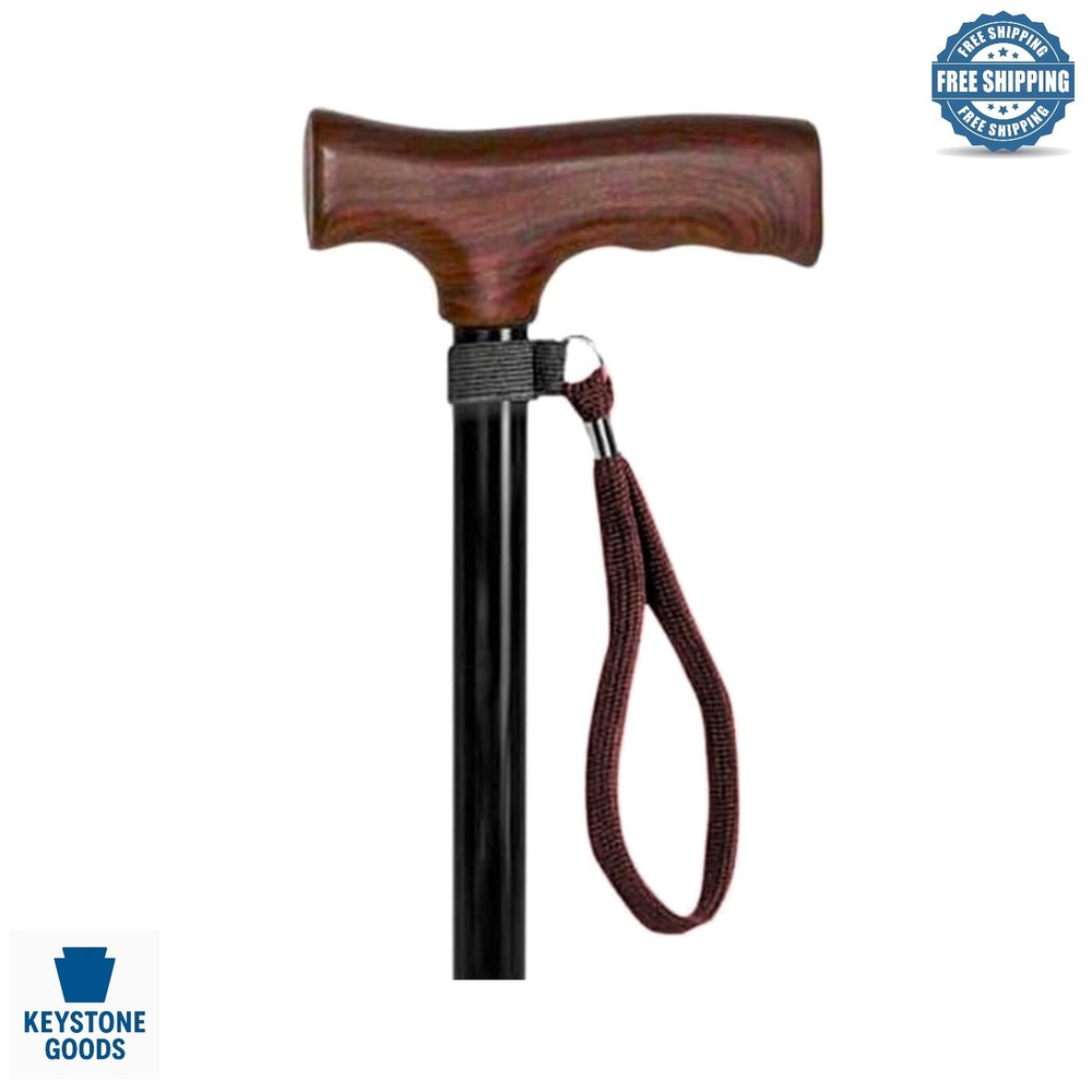 Brown Walking Cane Wrist Straps - 2 Pack, Adjustable, Durable Polyester Cord,...