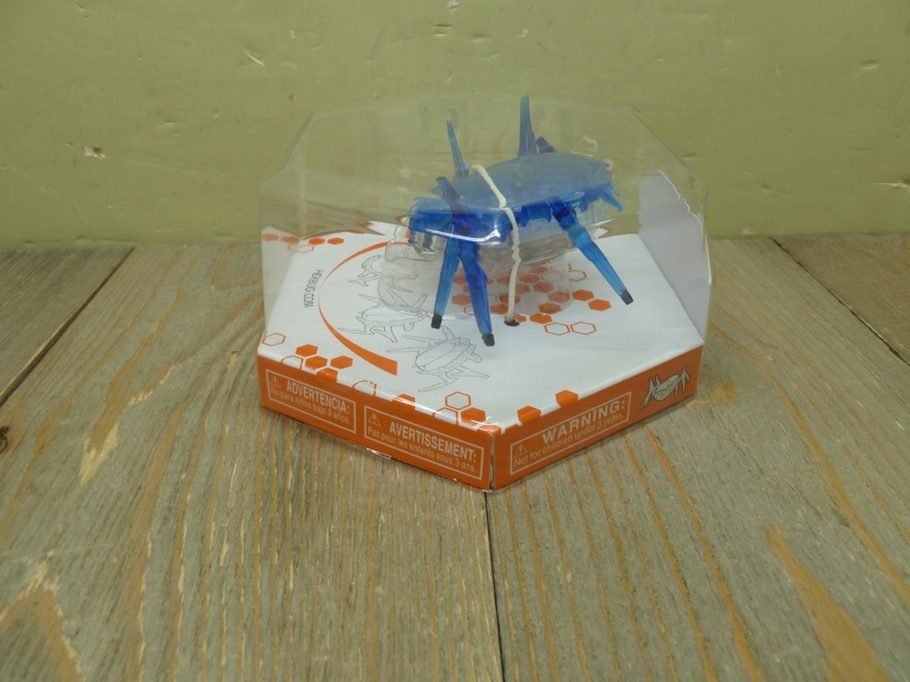 2017 HEXBUG Scarab Blue Micro Robotic Creature NEW Sealed Hex Case 19182BB