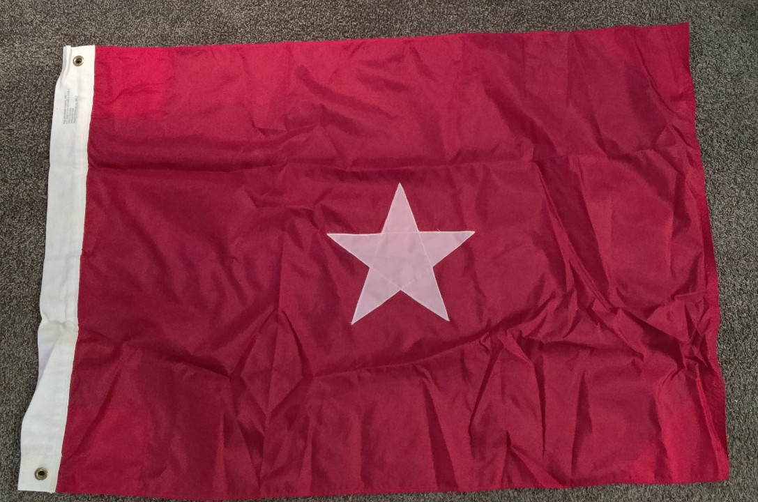 Genuine US ARMY Brigadier General 1 Star Flag 3x4 Foot - Valley Forge Flag Co.