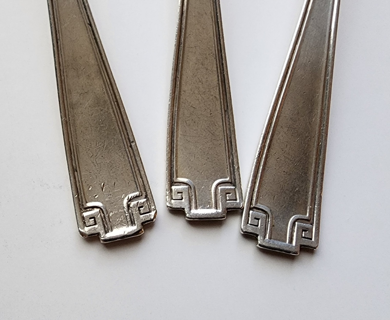 Gorham- Etruscan Sterling Silver 925- Round Soup Spoon- Vintage 1913 (3)