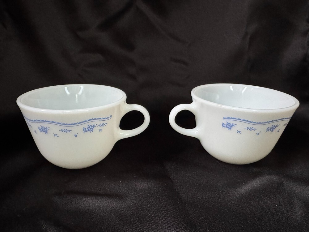 Corning Ware Morning Blue Teacups