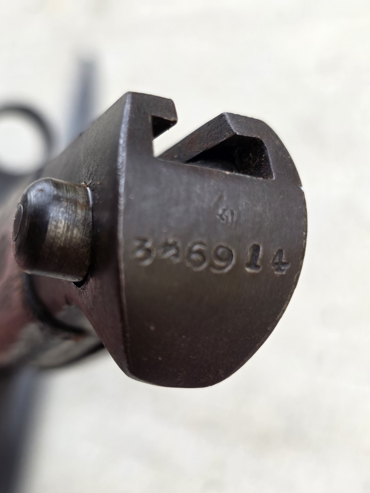 WWII Japanese Type 30 Rifle Bayonet TALW Toyada Loom Works & Scabbard