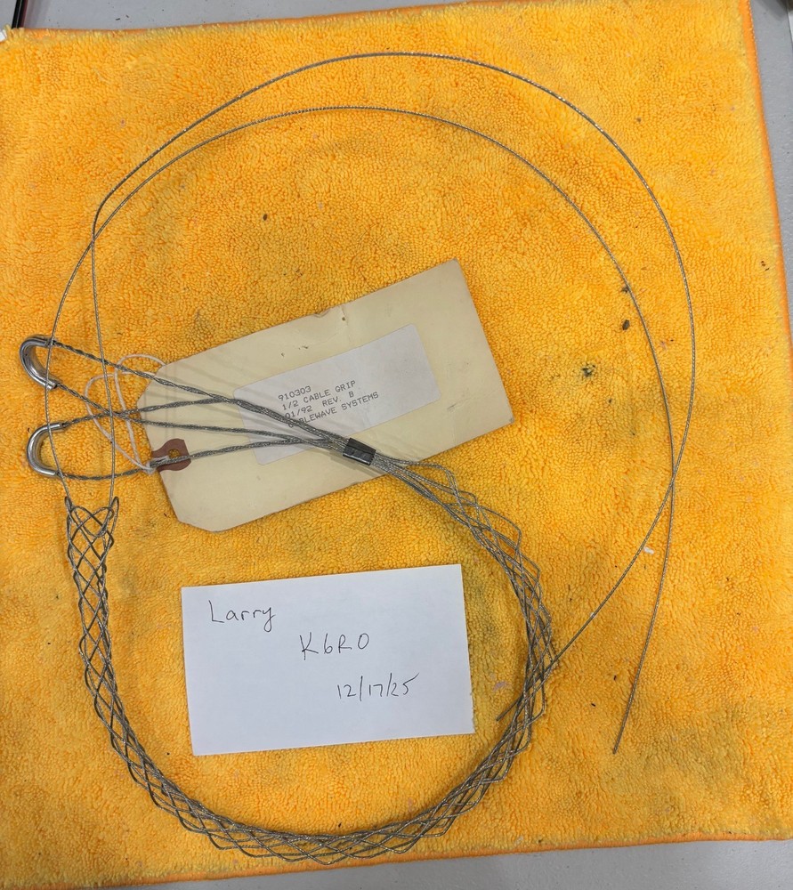 1/2 inch Wire & Cable Mesh Pulling Grip,  Cable Pulls,  Light - Ham Radio
