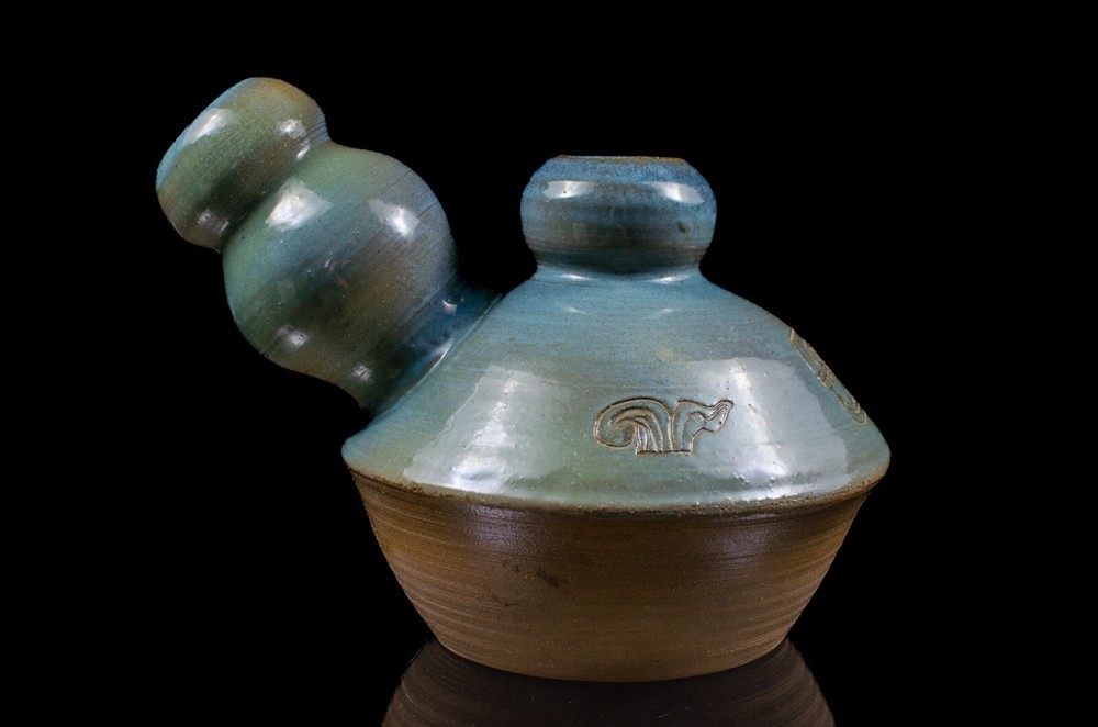 Modern Studio Pottery Udu Drum Instrument with a Mayan Creative Influence
