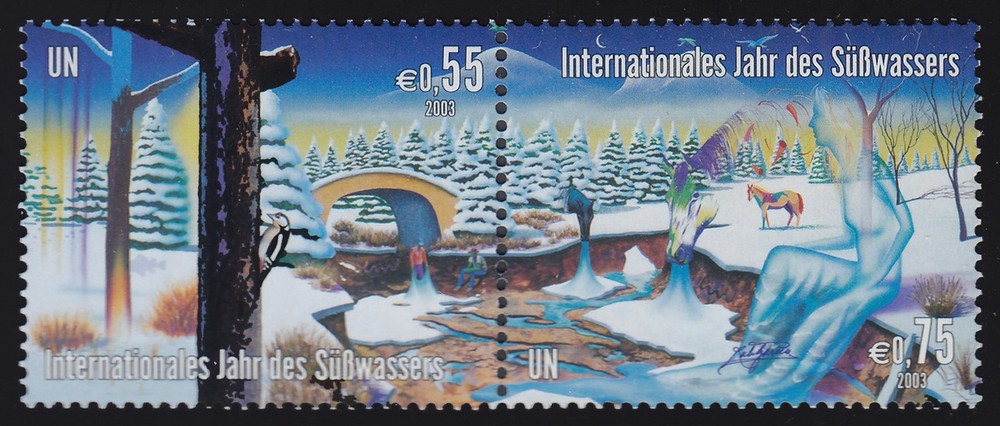 United Nations Vienna Scott 334a Mint never hinged.