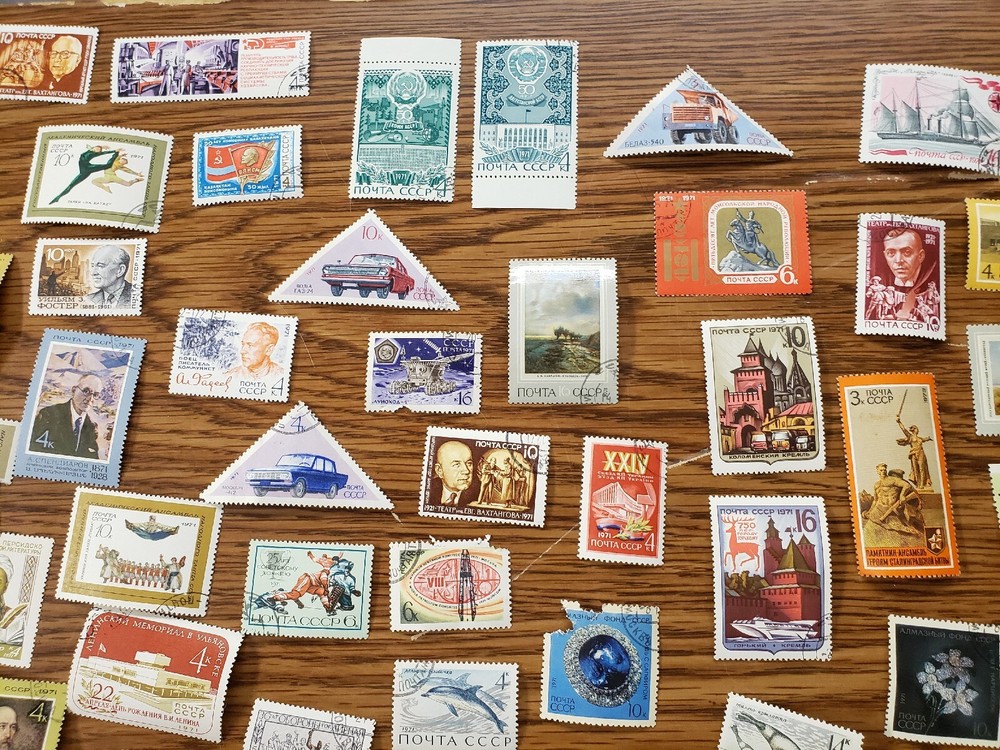 Russian Postage Stamps Lot