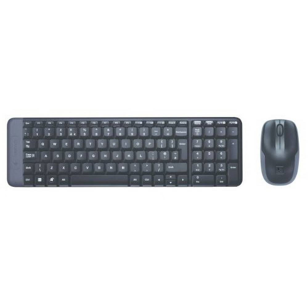 Logitech MK220 Compact Wireless Keyboard and Mouse Combo, Spanish Layout