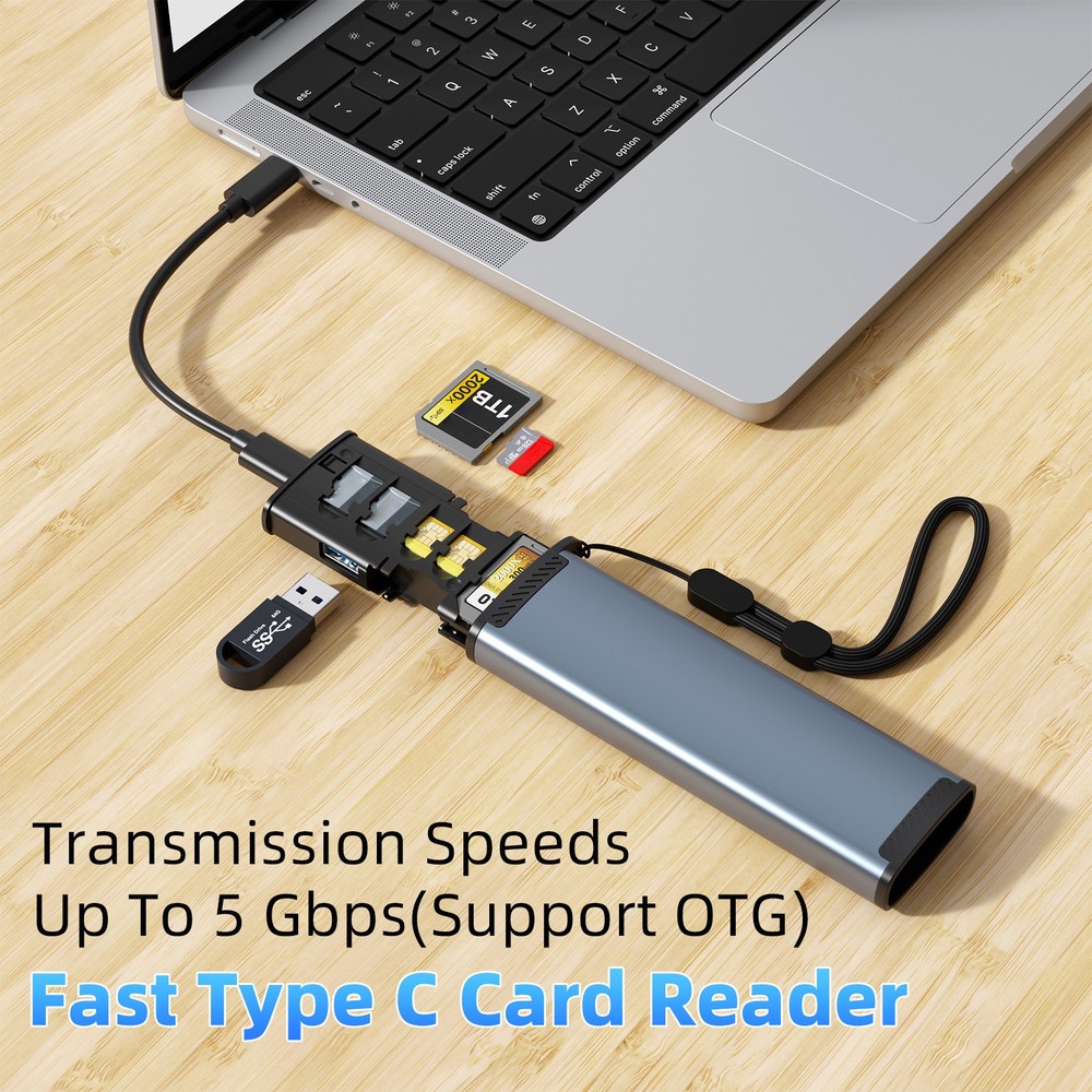 Universal Smart Adapter Card Storage Data Cable USB Box Card Reader Box