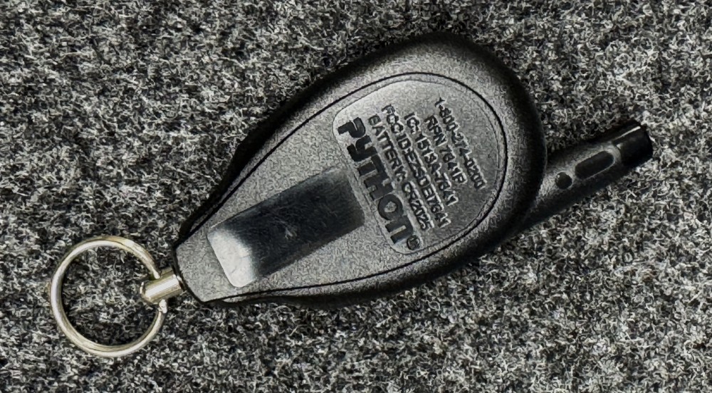 Python 7641P Remote Control Fresh batteries in remote with 2 extra included