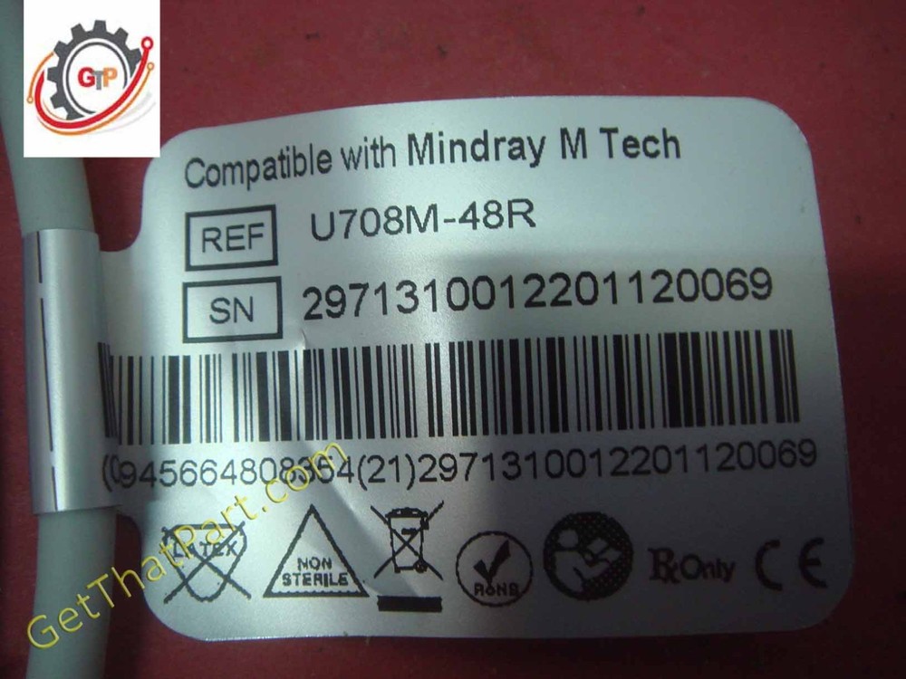 Mindray Datascope Compatible Reusable SpO2 Adapter Cable Oem New Pkg