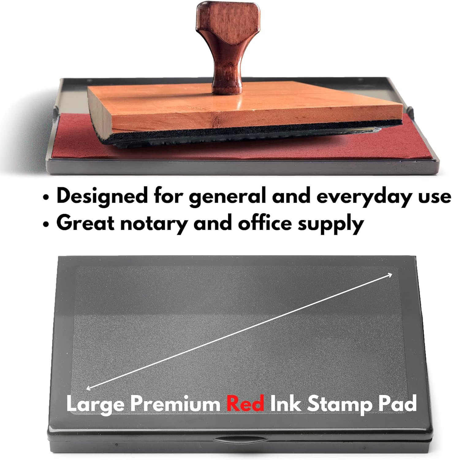 Ink Pad for Rubber Stamps Stamp Pad for Clear Impression Stamping Quality