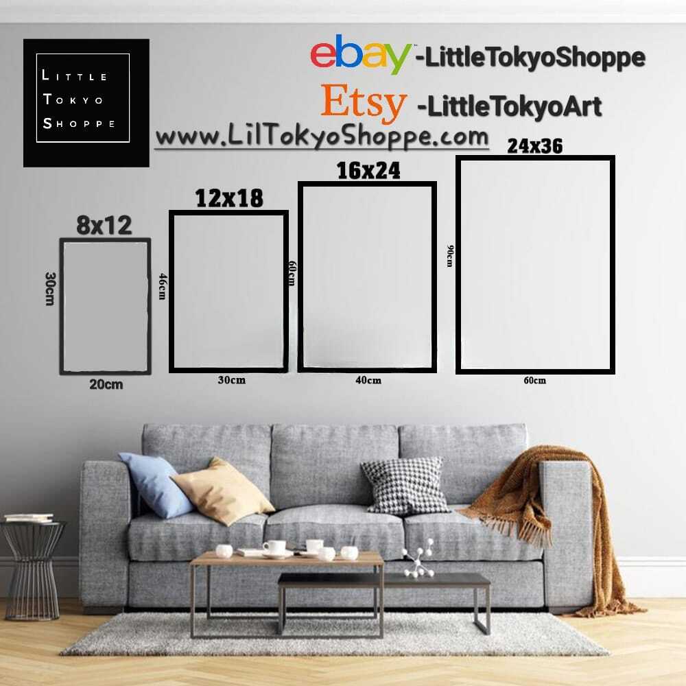 Set of 3 Starter Pokemon TCG Art piece canvas wall home decor Portrait Gallery