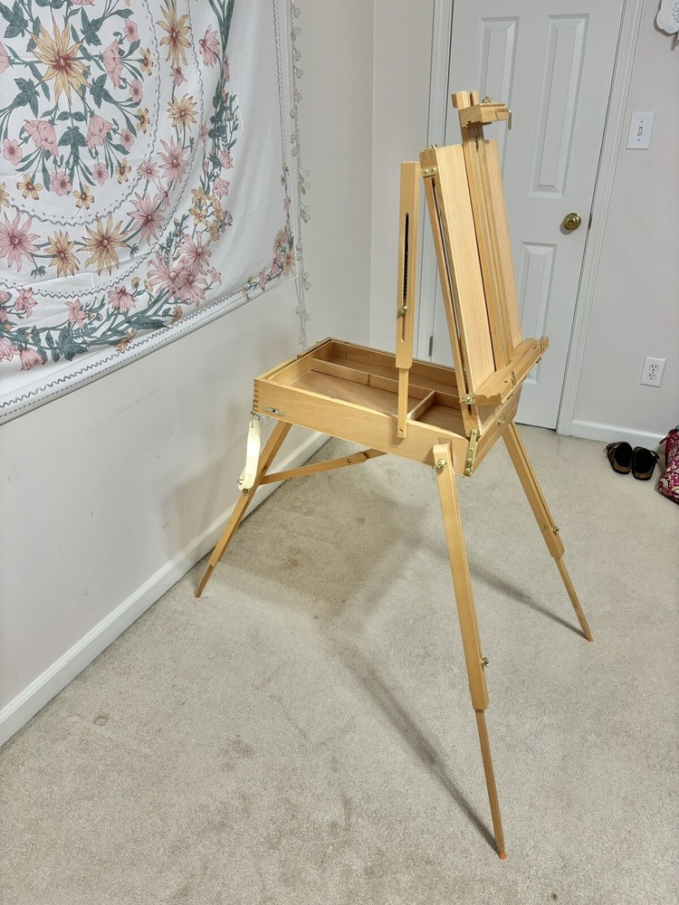 wooden easel stand