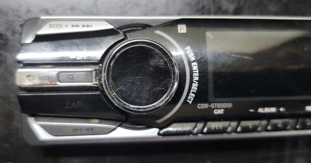 SONY CDX-GT650UI FACEPLATE ONLY TESTED