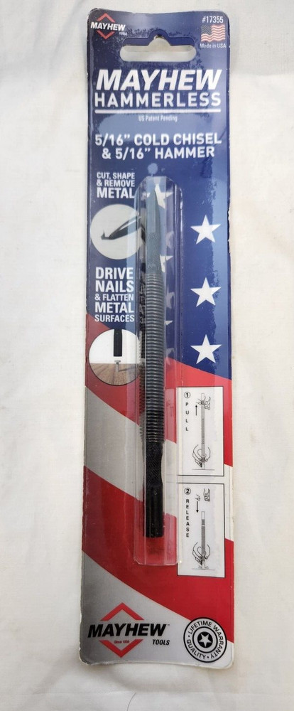 Mayhew 17355 5/16" Cold Chisel/Hammer