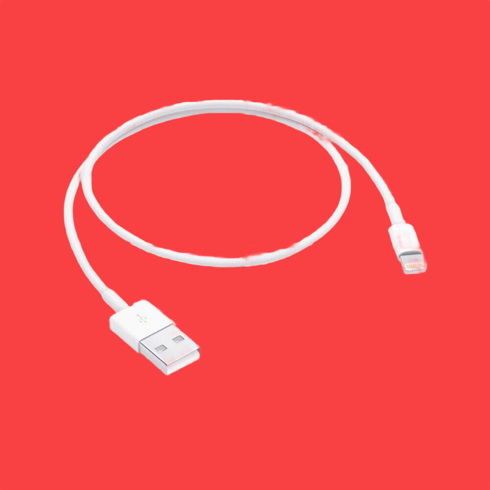 Apple iPhone compatible USB-A ORIGINAL White Charging Cable (6ft) w/TRACKING# 3z