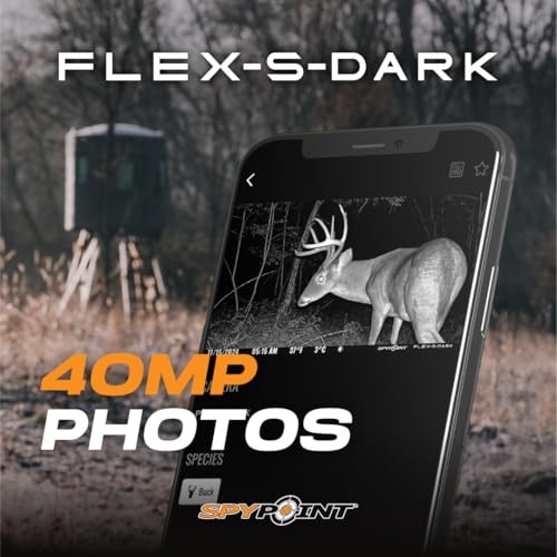 Flex-S-Dark Solar Cellular Trail Camera – Built-in Solar Panel, FLEX-S DARK