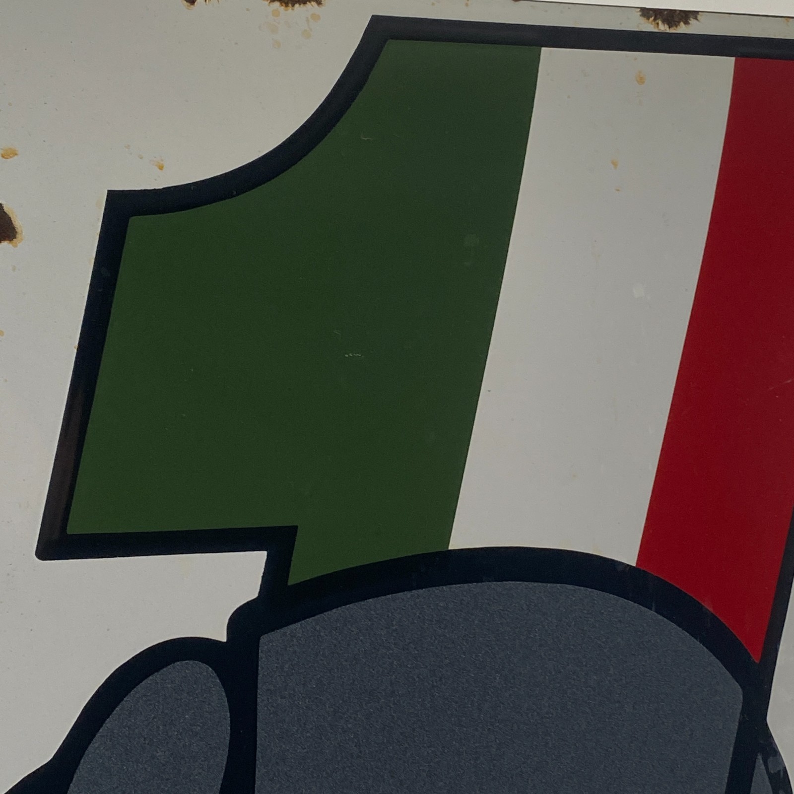 Cagiva Enamel Sign - 60x40cm (23.6x15.7") - Nice Retro Motorcycle Garage Signage