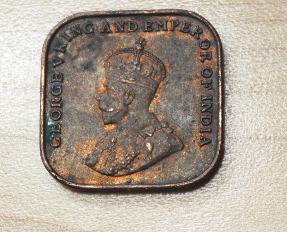 1919 Straits Settlements 1 Cent