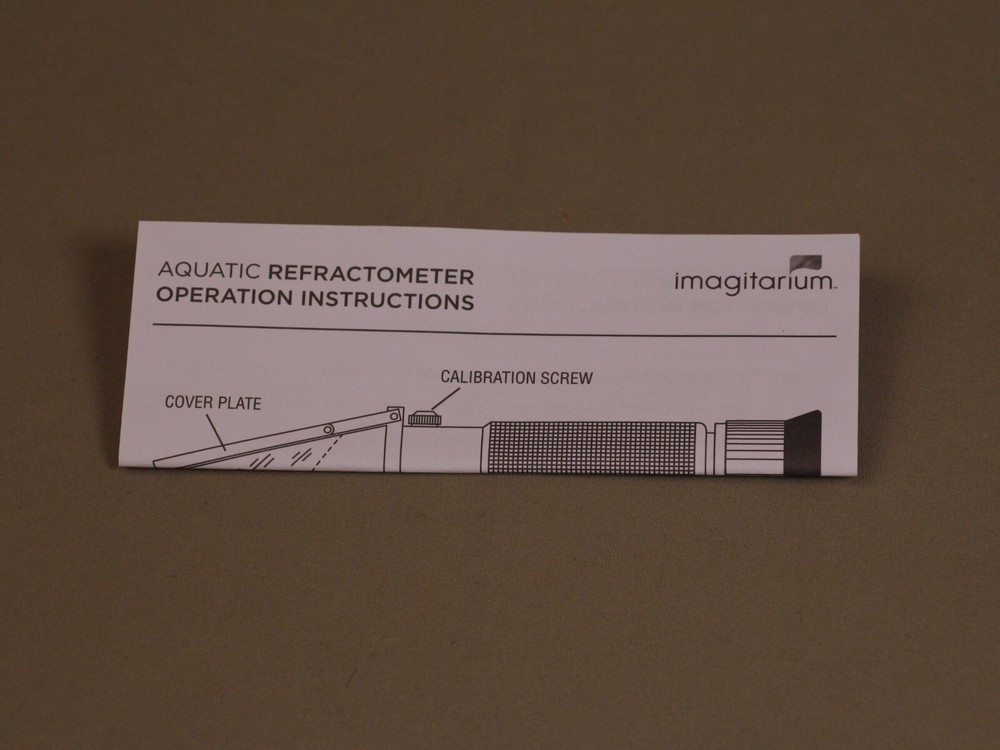 Imagitarium Aquatic Refractometer Pre Owned completed with case and manual.
