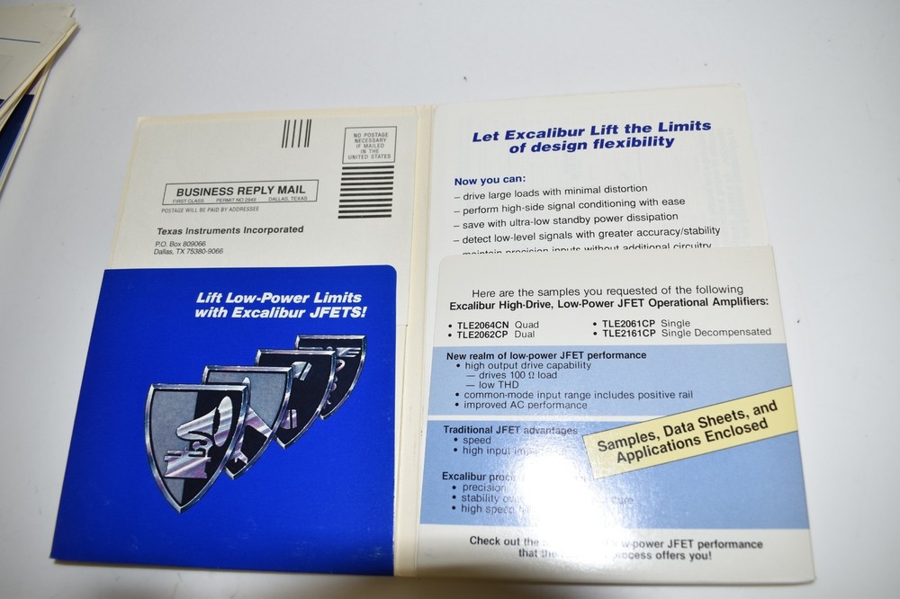 *LL* Texas Instruments TLE2061 TLE2062 TLE2064 OPERATIONAL AMPLIFIERS (DGJ17)