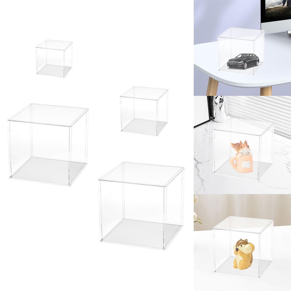Clear Display Case Clear Model Figure Display Case for Handbag Model Dolls