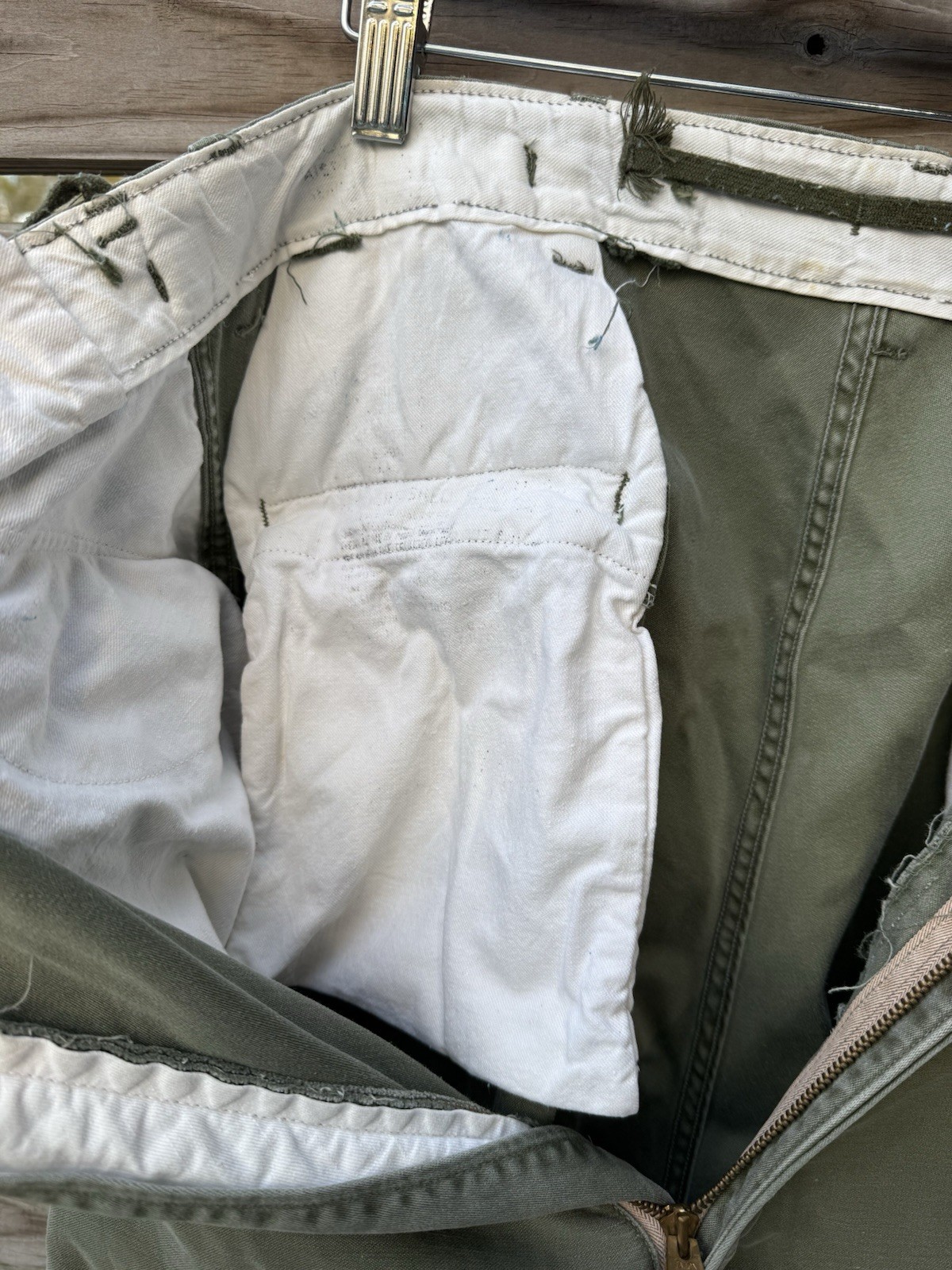 US Military M-1951 Field Trousers Korean War Era Regular Medium Green - 3 pairs