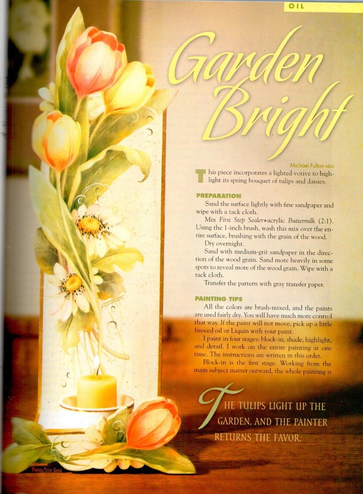 The Decorative Painter Magazine Summer 2008 Back Issue 2 Painting Patterns