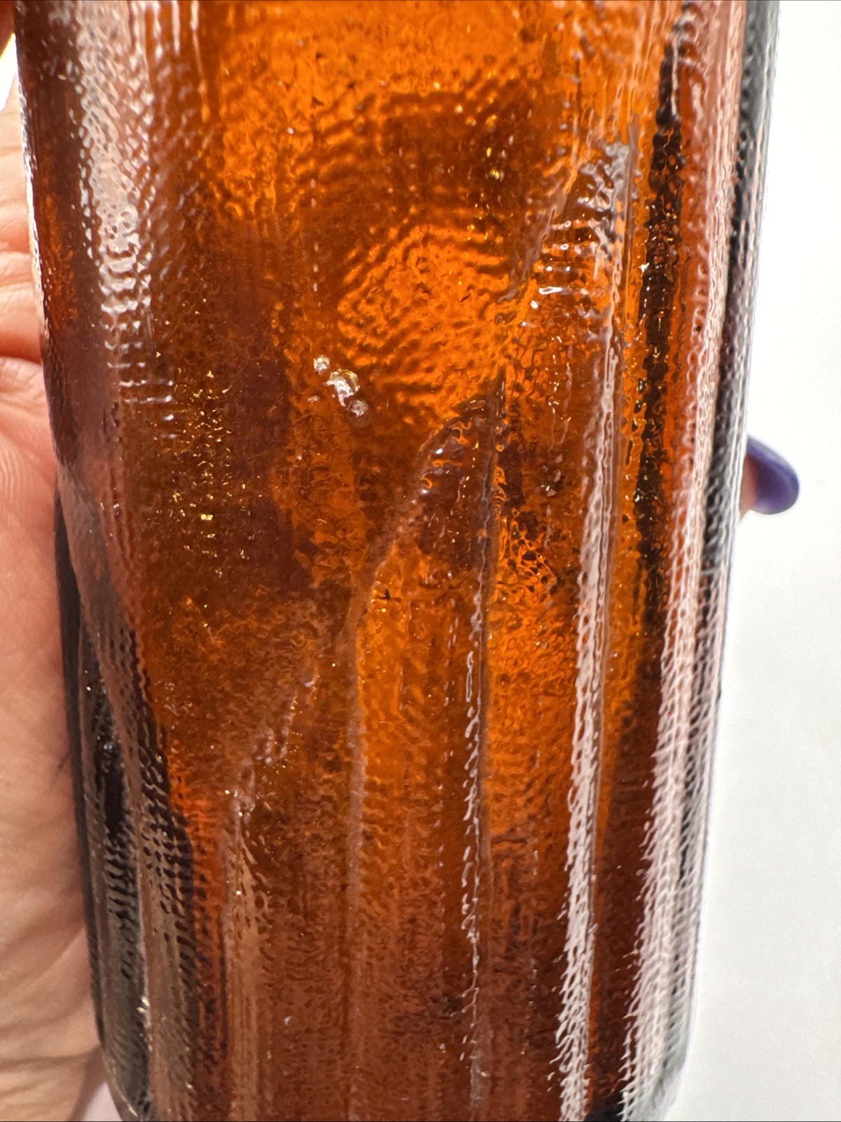 Orange Crush 10 oz Amber Brown Soda Bottle