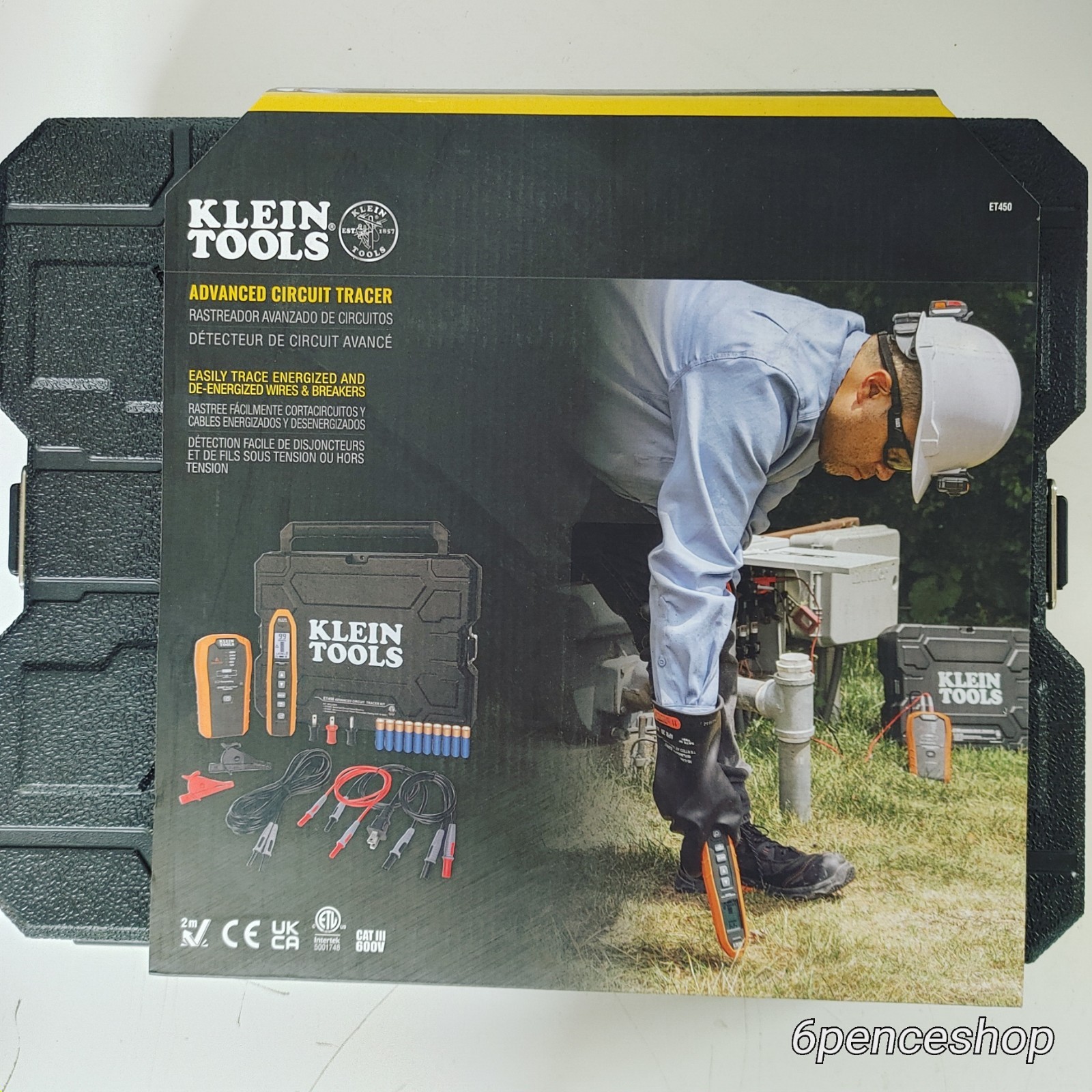 NEW Klein Tools ET450 Advanced Circuit Tracer Kit