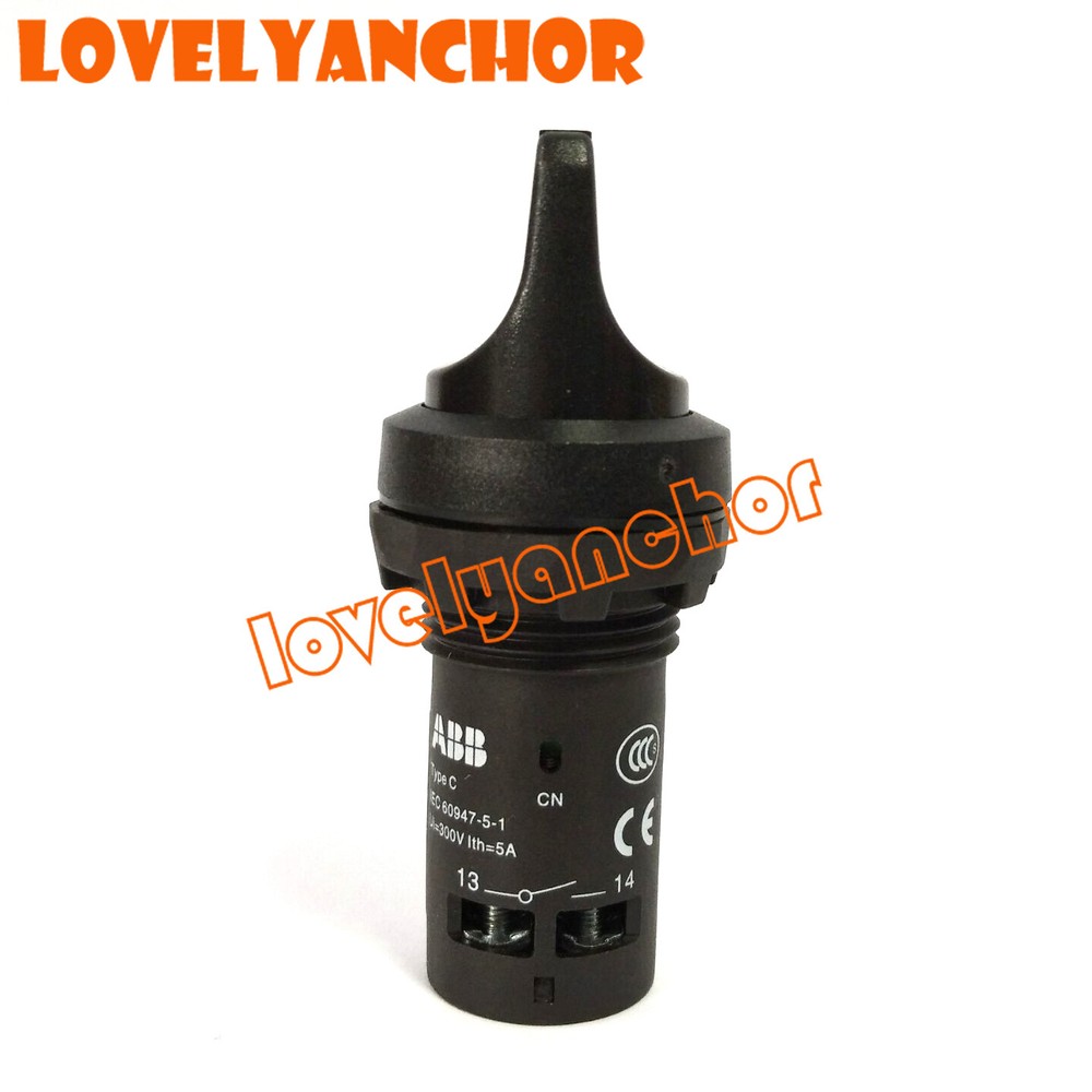 1PC ABB C2SS1-10B-10 1NO Compact Selector Switch 2-pos Fixed B&C Short handle