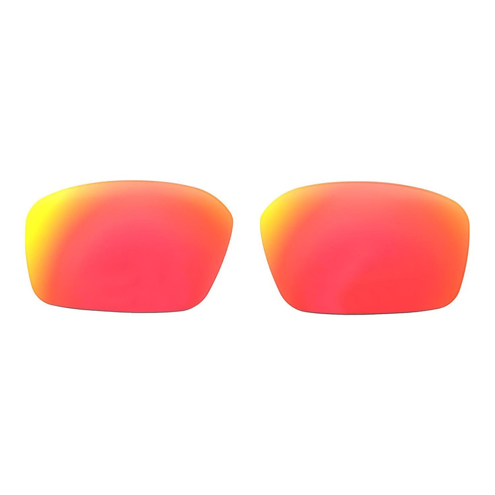 Walleva Fire Red Polarized Replacement Lenses For Oakley Siphon (OO9429)